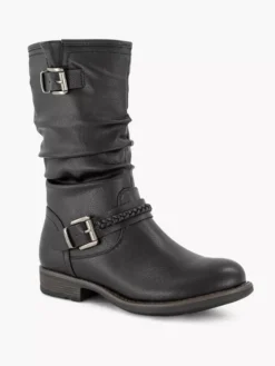 Zwarte Laars Siergesp -Beroemde Schoenen Winkel 2246642 H6