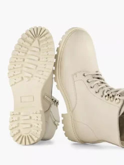 Off White Leren Veterboot -Beroemde Schoenen Winkel 2246657 H3