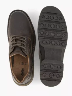 Donkerbruine Leren Veterschoen 8 Donkerbruine Leren Veterschoen -Beroemde Schoenen Winkel 2249549 H3