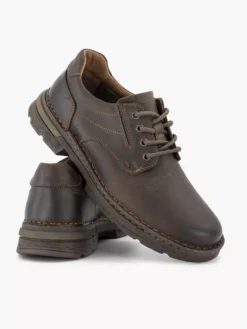 Donkerbruine Leren Veterschoen 10 Donkerbruine Leren Veterschoen -Beroemde Schoenen Winkel 2249549 H5