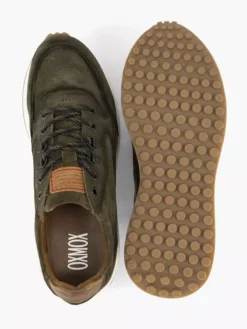 Groene Leren Chunky Sneaker -Beroemde Schoenen Winkel 2249554 H3
