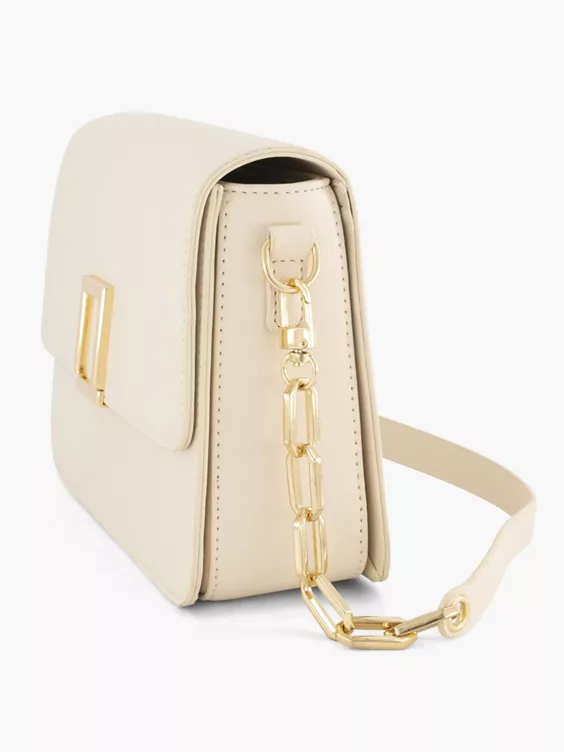 Zandkleurige Schoudertas 4 Zandkleurige Schoudertas - Afbeelding 4