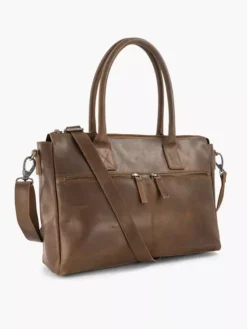 Bruine Leren Schoudertas 12 Bruine Leren Schoudertas -Beroemde Schoenen Winkel 2249754 H6