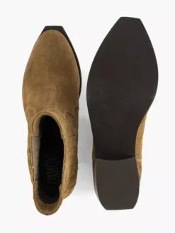 Bruine Suéde Enkellaars -Beroemde Schoenen Winkel 2251202 H3