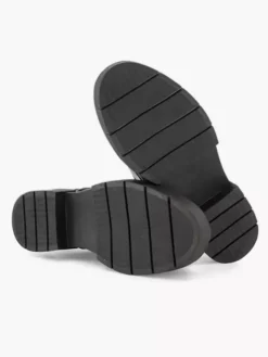 Zwarte Leren Bikerboot -Beroemde Schoenen Winkel 2251357 H3