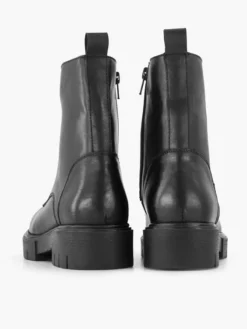 Zwarte Leren Bikerboot -Beroemde Schoenen Winkel 2251357 H4