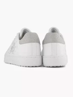 Witte Sneaker Glitter -Beroemde Schoenen Winkel 2255574 H4