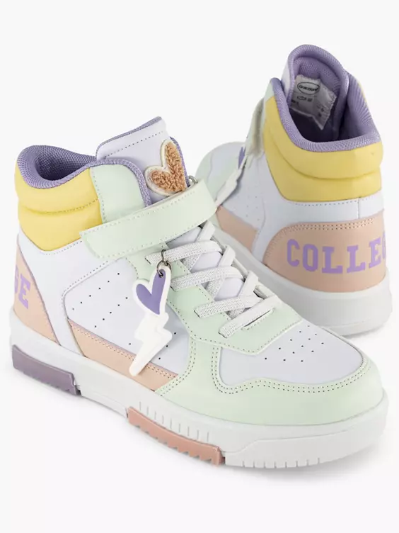 Witte Hoge Sneaker 5 Witte Hoge Sneaker - Afbeelding 5