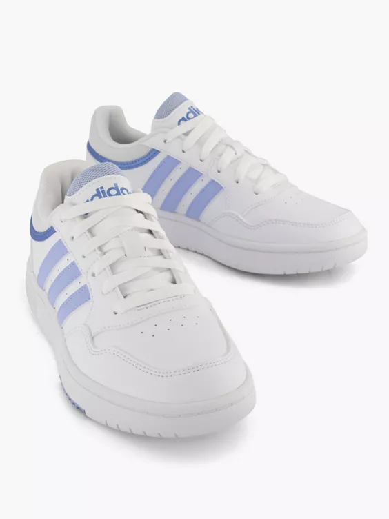 ADIDAS Witte Hoops 3.0 5 ADIDAS Witte Hoops 3.0 - Afbeelding 5